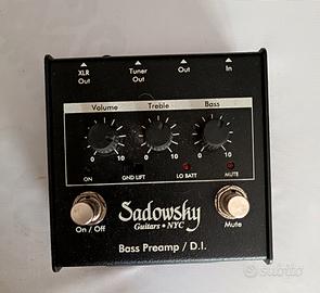 Sadowsky bass preamp D.I.