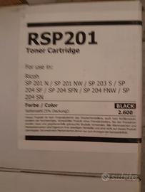RSP 201 TONER NERO STAMPANTE RICOH  SP200 series