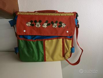 Borsa Disney multiuso Topolino Paperino