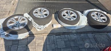 4 CERCHI BMW ORIGINALI DA 17 CON PNEUS INVERNALI