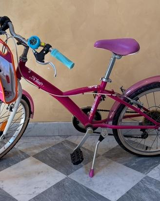Bicicletta bambina B'Twin 20 pollici con accessori