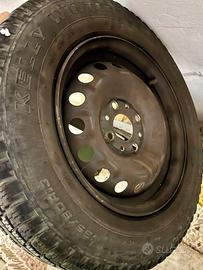Coppia Ruote Gomme Invernali + Cerchi 155/80/r13