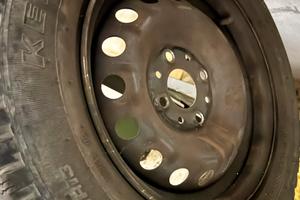 Coppia Ruote Gomme Invernali + Cerchi 155/80/r13