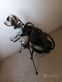 6 mazze più sacca da golf uomo destro 