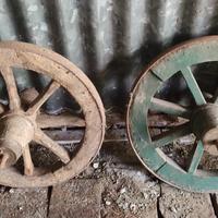 Ruote carri in legno