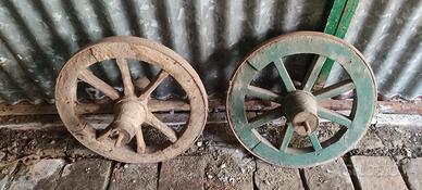 Ruote carri in legno