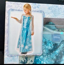 COSTUME ORIGINALE FROZEN ELSA(3-4 ANNI) 104cm