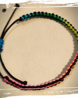 Braccialetto arcobaleno
