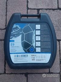 Catene neve E9 9mm gruppo 100 nuove UNI TUV