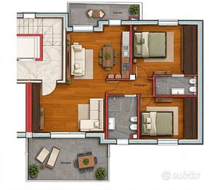 2 camere grandi