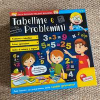 Gioco da tavolo tabelline problemini