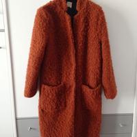 Cappotto Teddy color ruggine