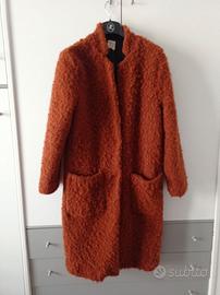 Cappotto Teddy color ruggine