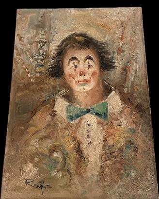 Quadro pagliaccio Raugi