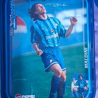 Vassoio e bicchieri Pepsi vintage