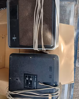 coppia casse philips vintage