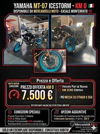 Yamaha MT-07 2025 - KM ZERO