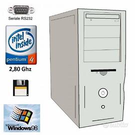 Computer con Windows 98 Pentium IV Seriale 18828