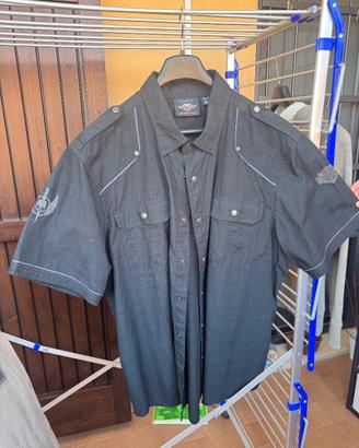 Camicia Harley Davidson nera taglia XXL americane
