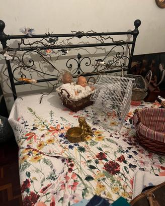 Letto in ferro battuto