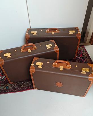 Set 3 valigie Trussardi anni 80