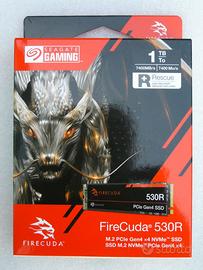 Seagate FireCuda 530R 1TB SSD M.2 Nuovo sigillato