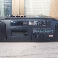 Stereo Sony CFD-50L Funzionante. Radio+CD+Cassetta