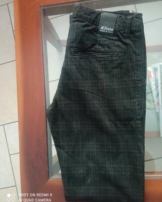 pantaloni classici in cotone 14 anni