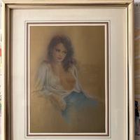 Quadro d’arredo semiudo femminile