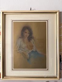 Quadro d’arredo semiudo femminile