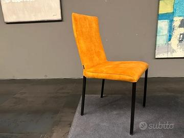 Sedia senza braccioli Julia Arredo cuoio ARES