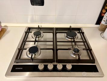 Piano cottura a gas Siemens 4 fuochi