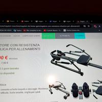 Vogatore per allenamento