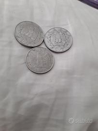tre monete italiane Vittorio Emanuele III 