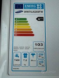 lavatrice SAMSUNG digital inverter NUOVA