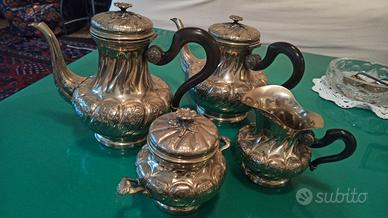 Servizio the caffé 4 pezzi silver plate Sheffield