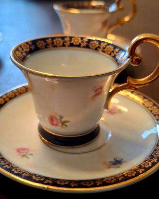 Servizio da caffe' vintage in porcellana bavarese