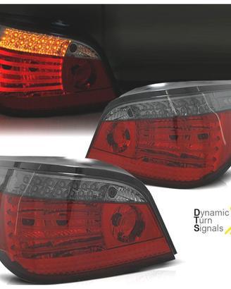 FANALI A LED DINAMICI BMW E60 03-07 ROSSO FUME
