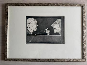 Karl Plattner - Acquaforte - 1969
