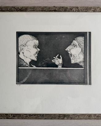 Karl Plattner - Acquaforte - 1969