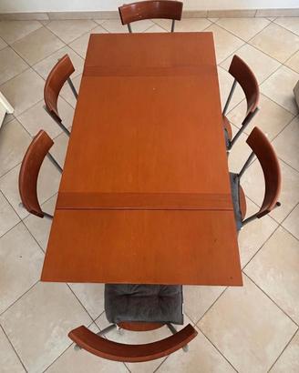 Tavolo da cucina in legno +6 sedie