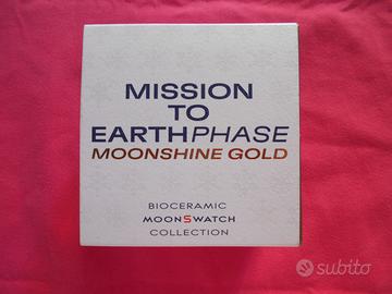Omega x Swatch Moonshine Gold Neve nuovo originale