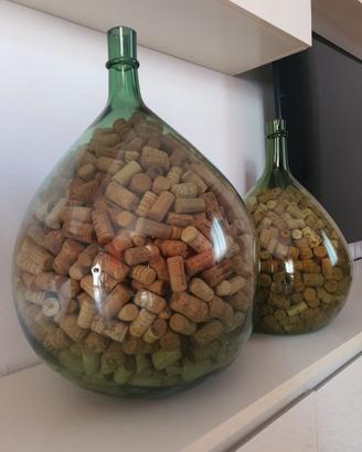 Damigiane per arredamento