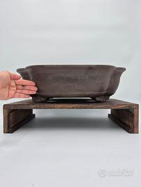 Vaso per bonsai 49 x 37 x 14 cm in ceramica