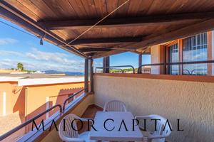 Palau | Luminoso bilocale con veranda vista mare a