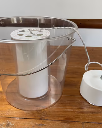 Lampada a sospensione / secchiello vintage Ikea