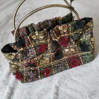 Pochette/borsa a mano da sera con paillettes