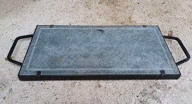 Piastra/griglia per barbecue in pietra ollare