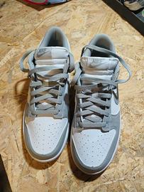 Nike Dunk tg 43 grigie e bianche 