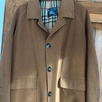 Cappotto Vintage Uomo Burberry check Lana anni 80